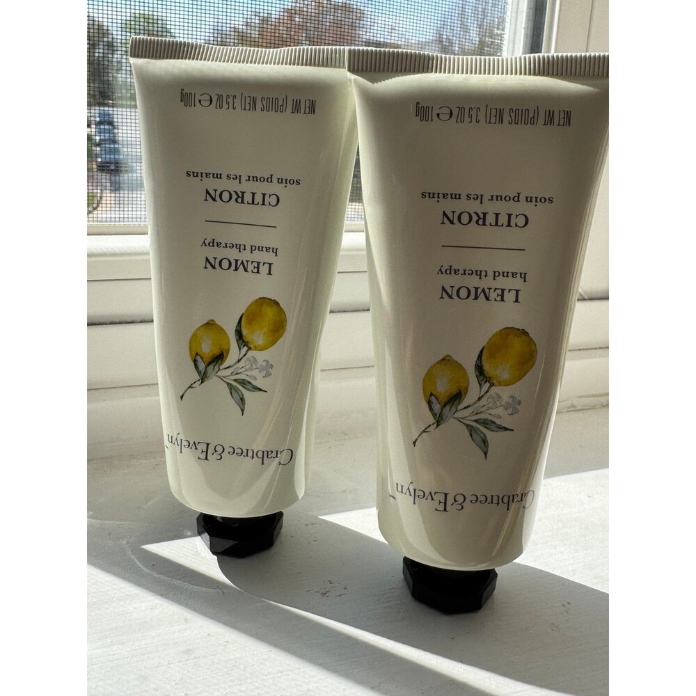 Crabtree Evelyn Lemon Citron hand therapy 3.5 oz x 2 Se of 2!